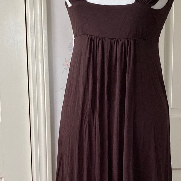 Woman Sleeveless Long Dress made in USA - Picture 5 of 6